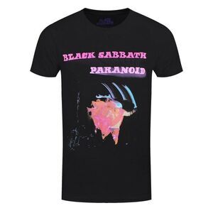 Black Sabbath Unisex Adult Paranoid Motion Trails T-Shirt / Black